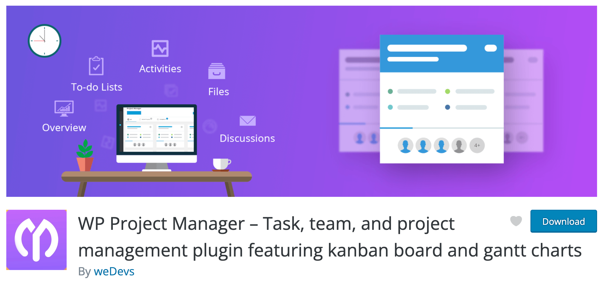 WP Project manager plugin